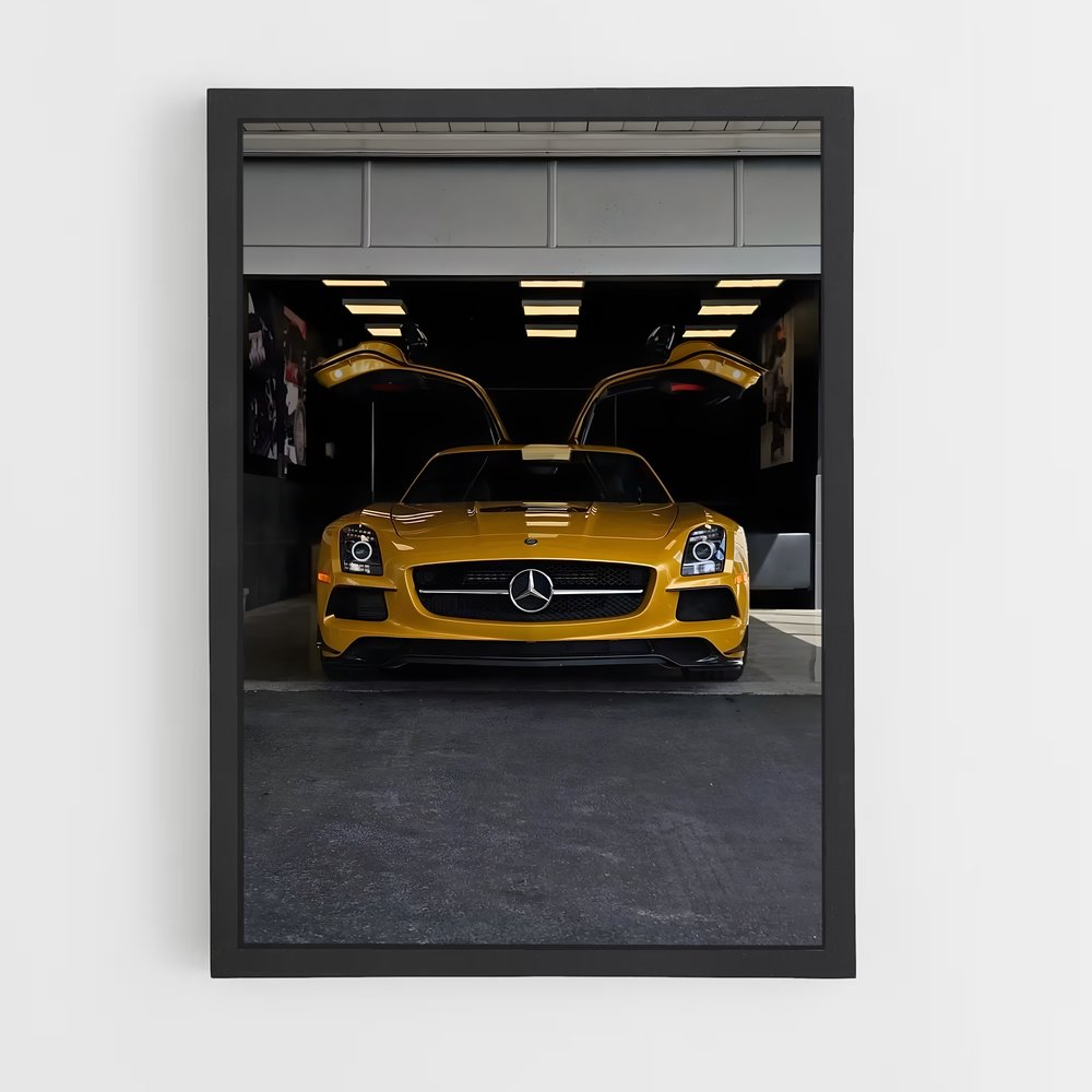 Poster Sls amg black series élégant – affiche Mercedes (vue 2)